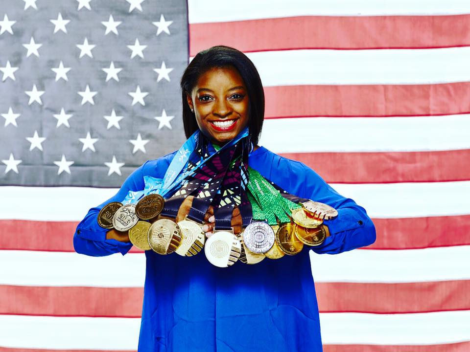 simone biles medaglie