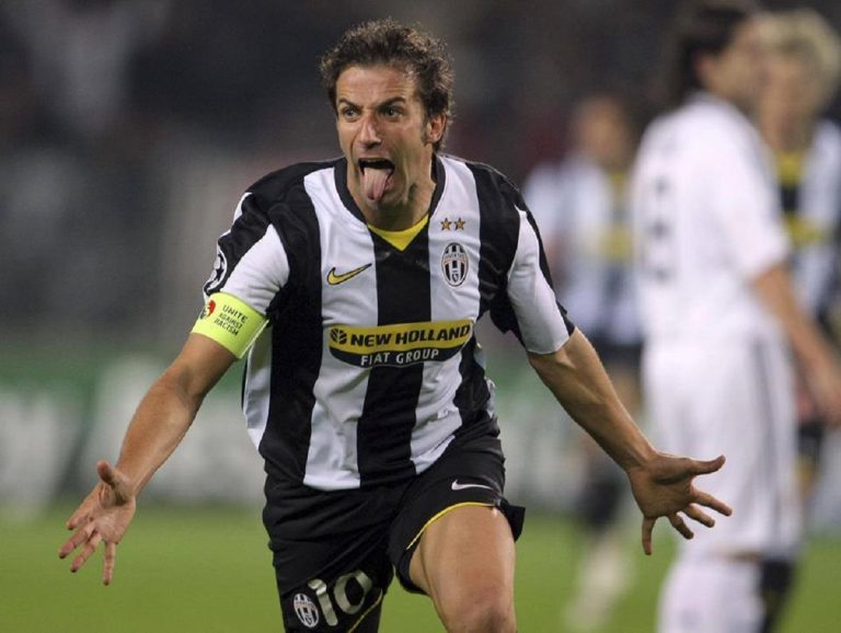 alex del piero linguaccia storia