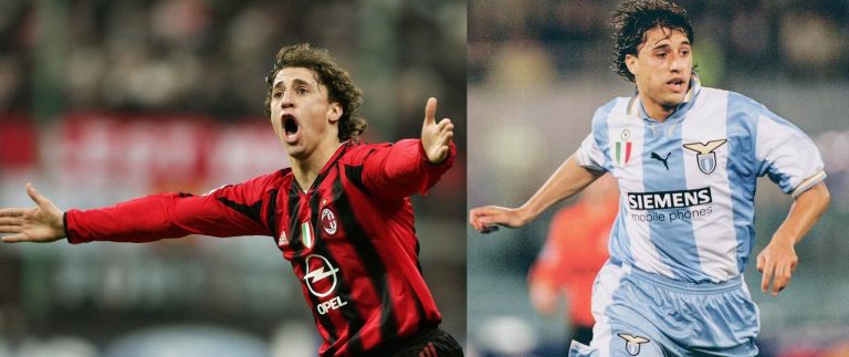 lazio milan ex calciatori crespo