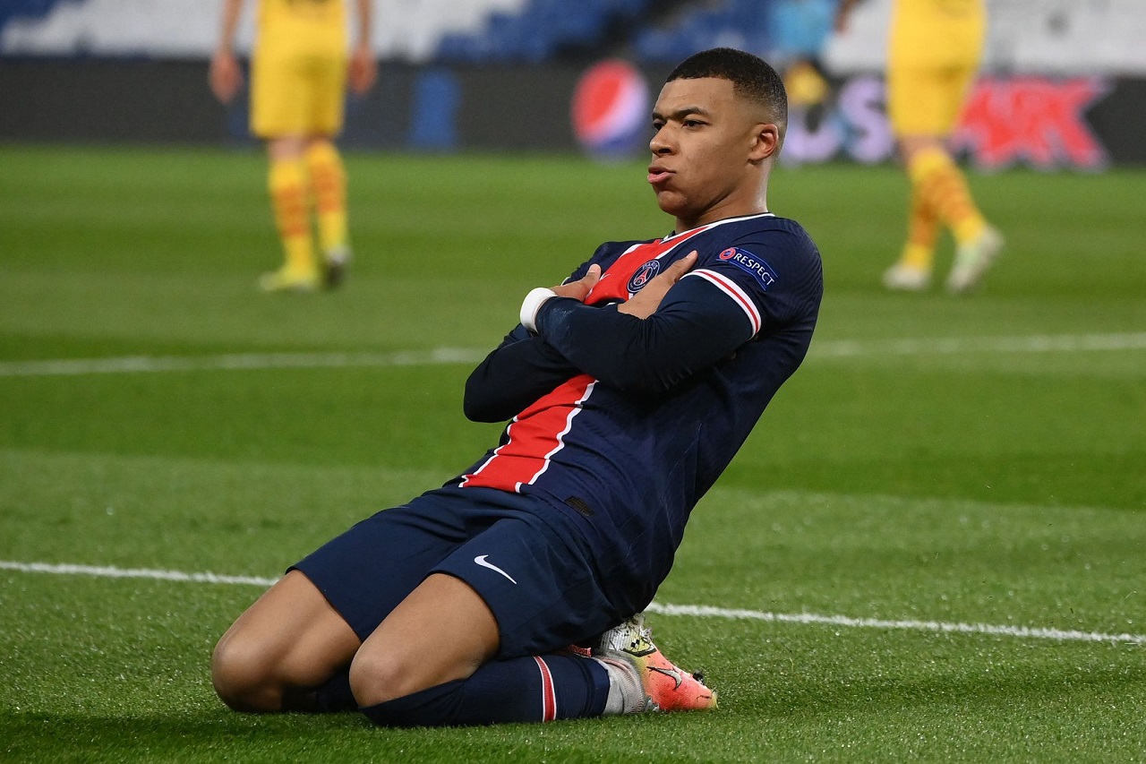mbappe in champions league