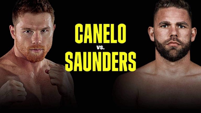 canelo saunders dove vederlo