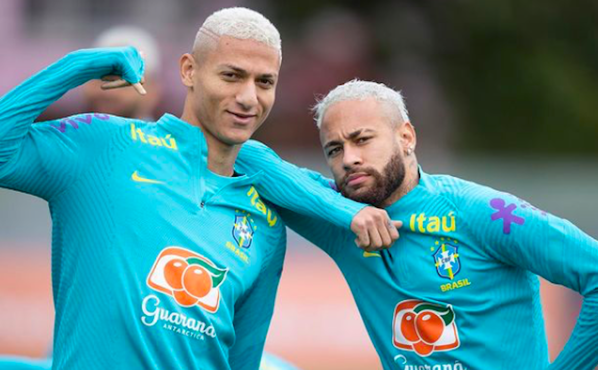 neymar e richelison tagli di capelli dei calciatori