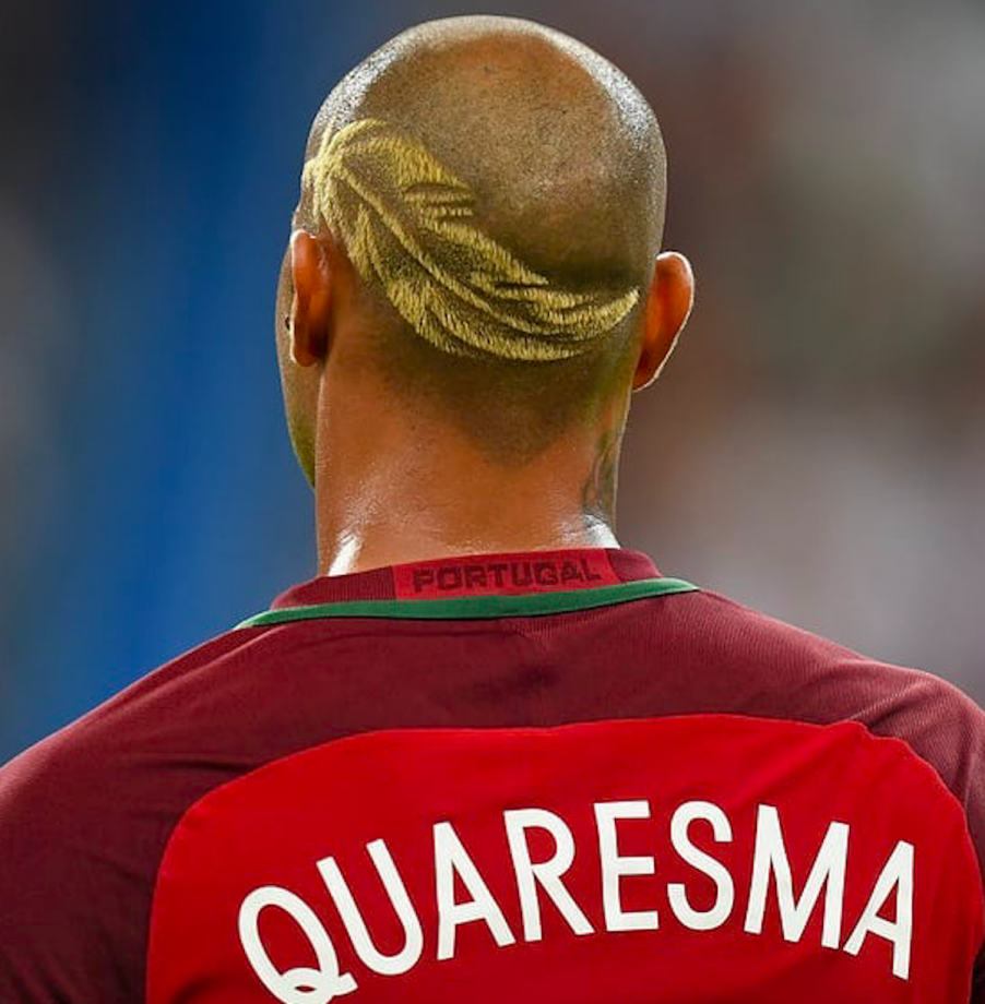 quaresma tagli di capelli calciatori