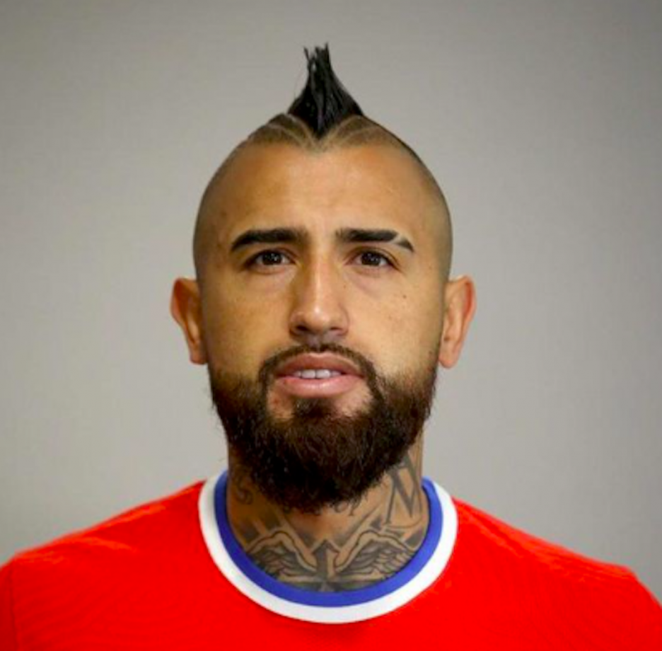 vidal tagli di capelli dei calciatori