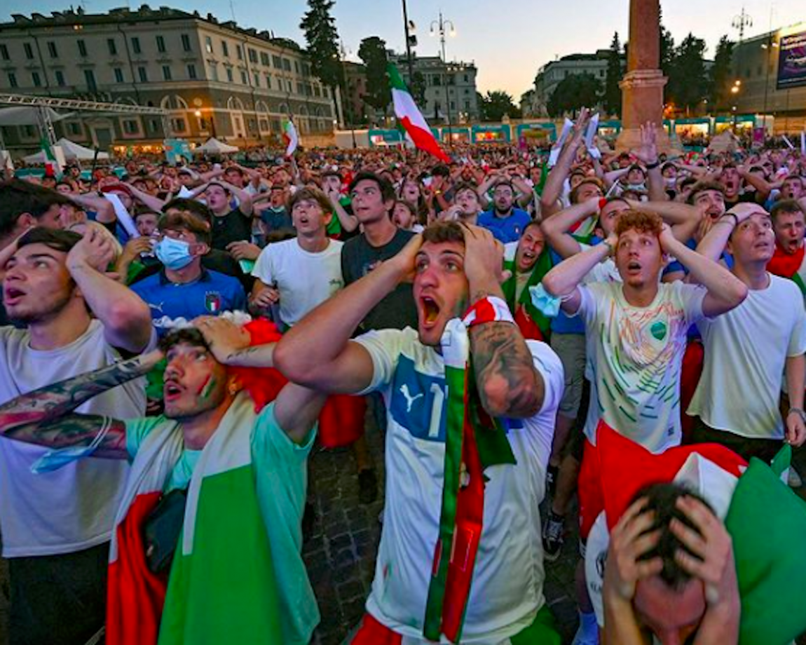 italia inghilterra prevalenza di tifo azzurro chi tifera chi