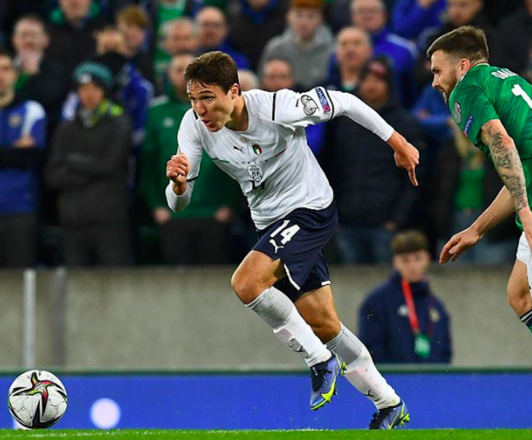 Federico Chiesa in azione