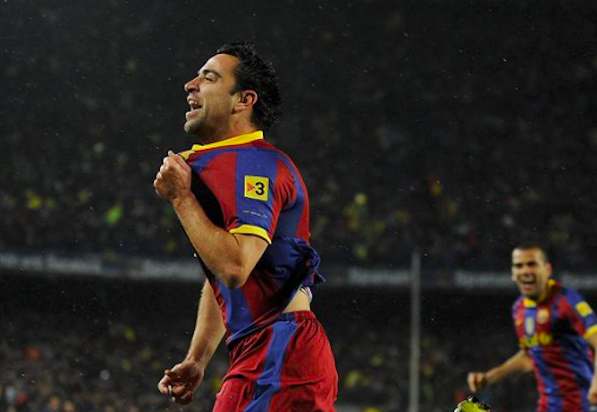 Xavi in maglia blaugrana