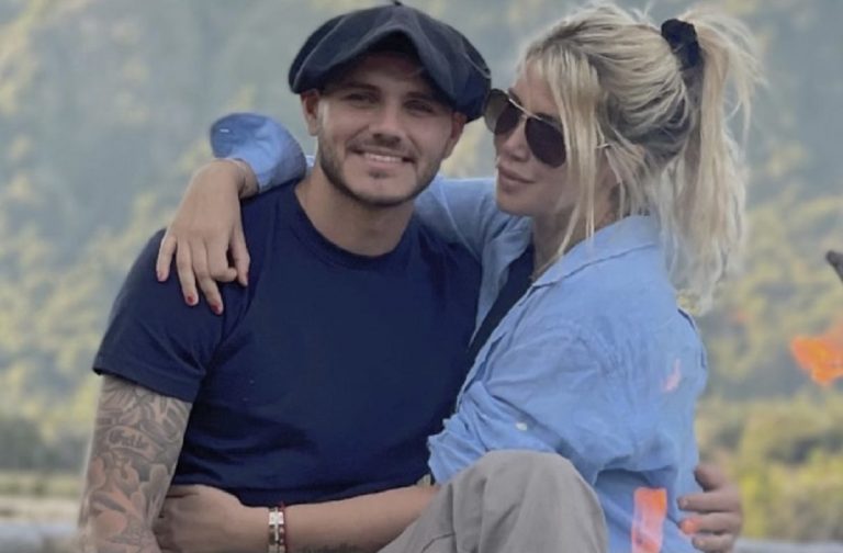 Icardi China Suarez bacio