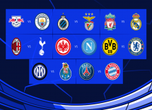 Champions League: i sorteggi degli ottavi di finale