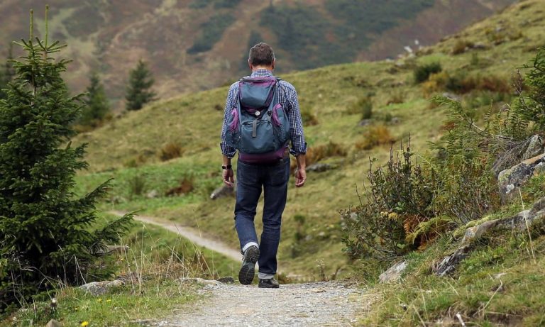 mountaineering man