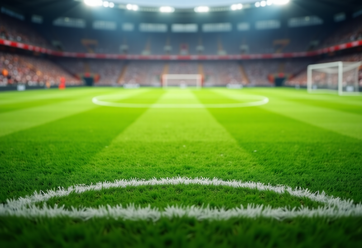 Juventus in campo contro l'Arsenal in Champions League
