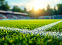 Giocatori in azione durante una partita di calcio nel piacentino