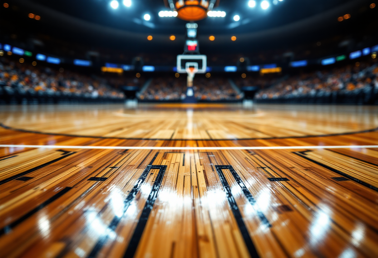 Giocatori NBA in azione durante le emozionanti partite di sabato