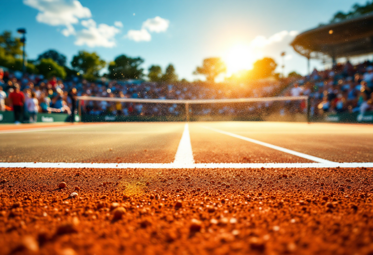 Flavio Cobolli e Arthur Fils in azione al Masters di Monte Carlo