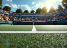Gabriel Diallo in azione al Mutua Madrid Open 2025