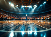 Umana Reyer Venezia in azione contro Germani Brescia
