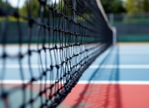 Giocatori in azione durante le finali del Torneo ITF Under 18 a Prato