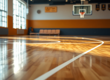 Marco Spissu infortunato durante una partita di basket