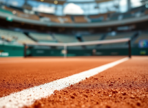 Jannik Sinner in campo con Gasquet al Roland Garros