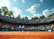 Jasmine Paolini celebra la vittoria a Roma nel tennis