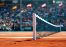 Matteo Berrettini durante un momento difficile agli Internazionali d'Italia 2025
