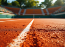 Matteo Berrettini durante il ritiro al Foro Italico
