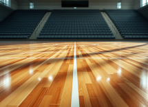 Giocatori di Napoli Basket e Dolomiti Energia in azione