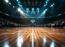 Barcellona e Monaco in azione durante i playoff Eurolega