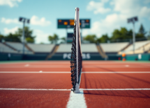 Arthur Fils durante il ritiro al Roland Garros 2025