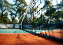 Matteo Berrettini durante un torneo di tennis