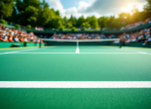Giocatori in azione durante i quarti di finale del Roland Garros 2023