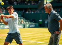 stefanos tsitsipas torna in campo con goran ivanisevic allatp 500 di halle 1750066517