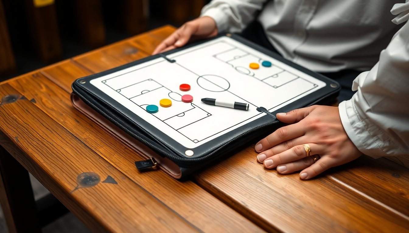 lavagna tattica pieghevole per pallavolo con magneti e pennarello 1774520706