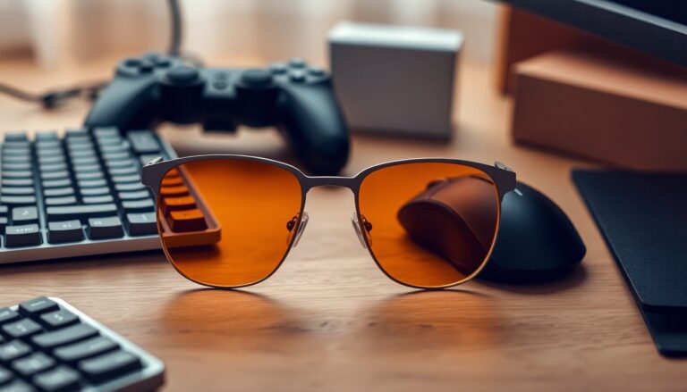 occhiali anti luce blu per giocatori lenti ambra e comfort 1774981540