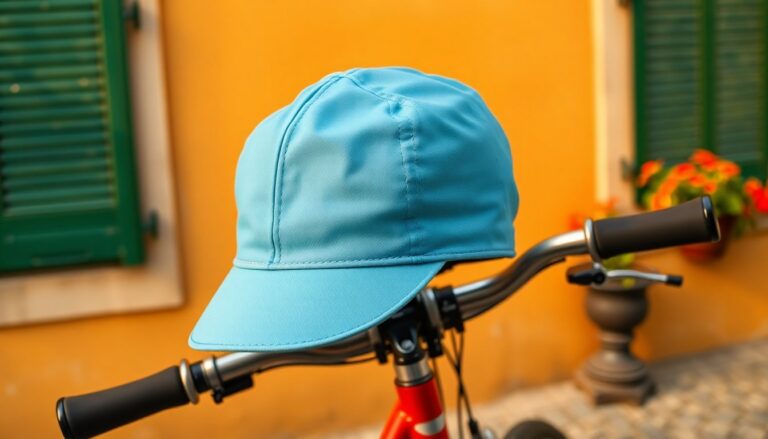Cappellino estivo da ciclismo in tessuto traspirante