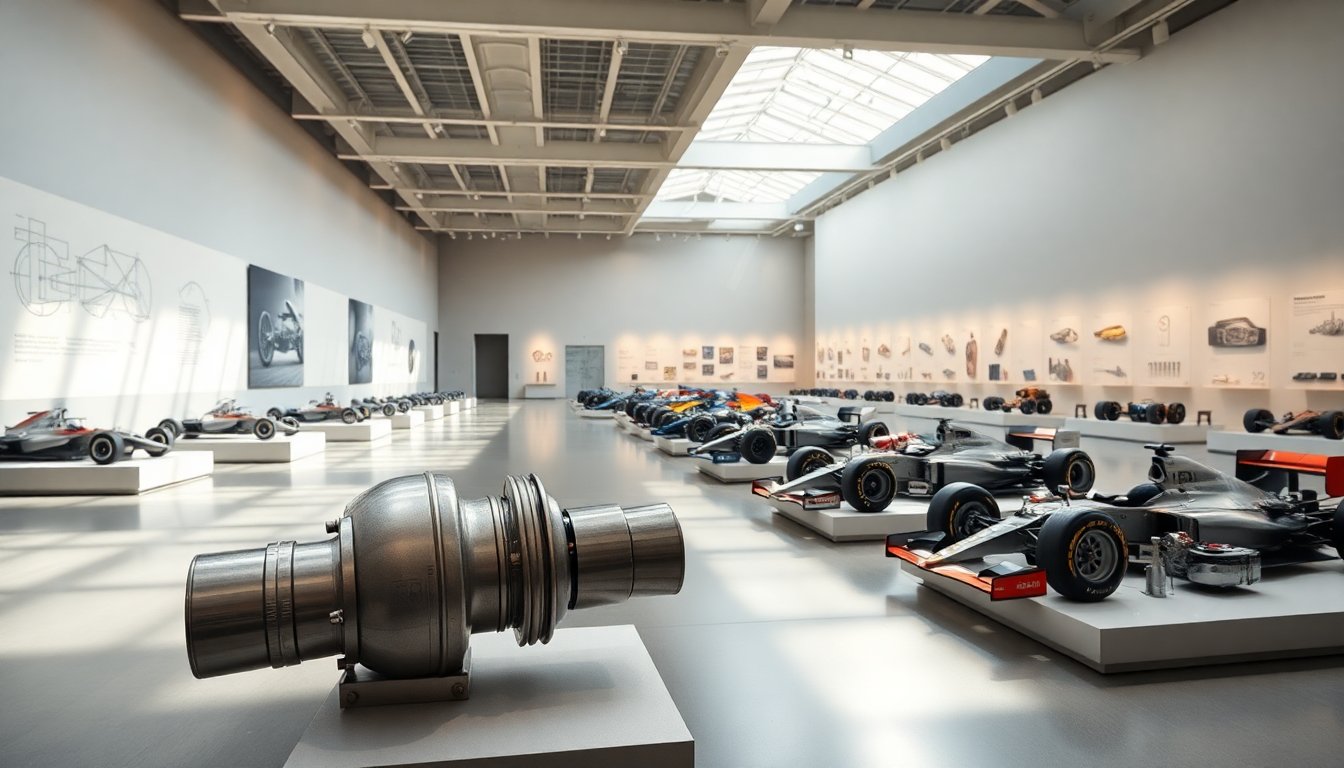 Mostra sulle innovazioni della Formula 1: dalle vetture sperimentali all'era turbo