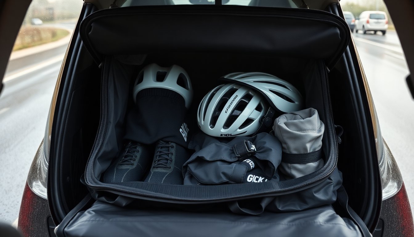 Rain Bag Scicon: la borsa da gara compatta della collezione UAE Team Emirates